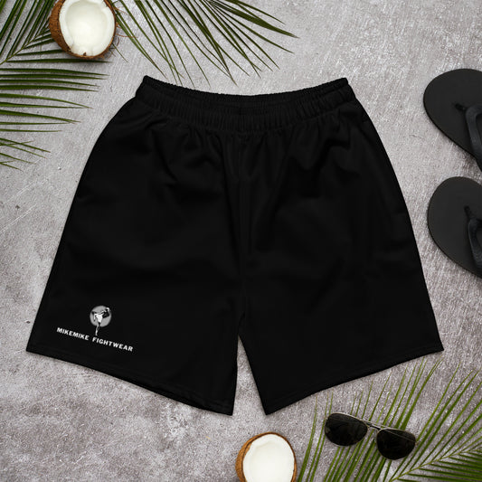 Black Unisex Athletic Long Shorts