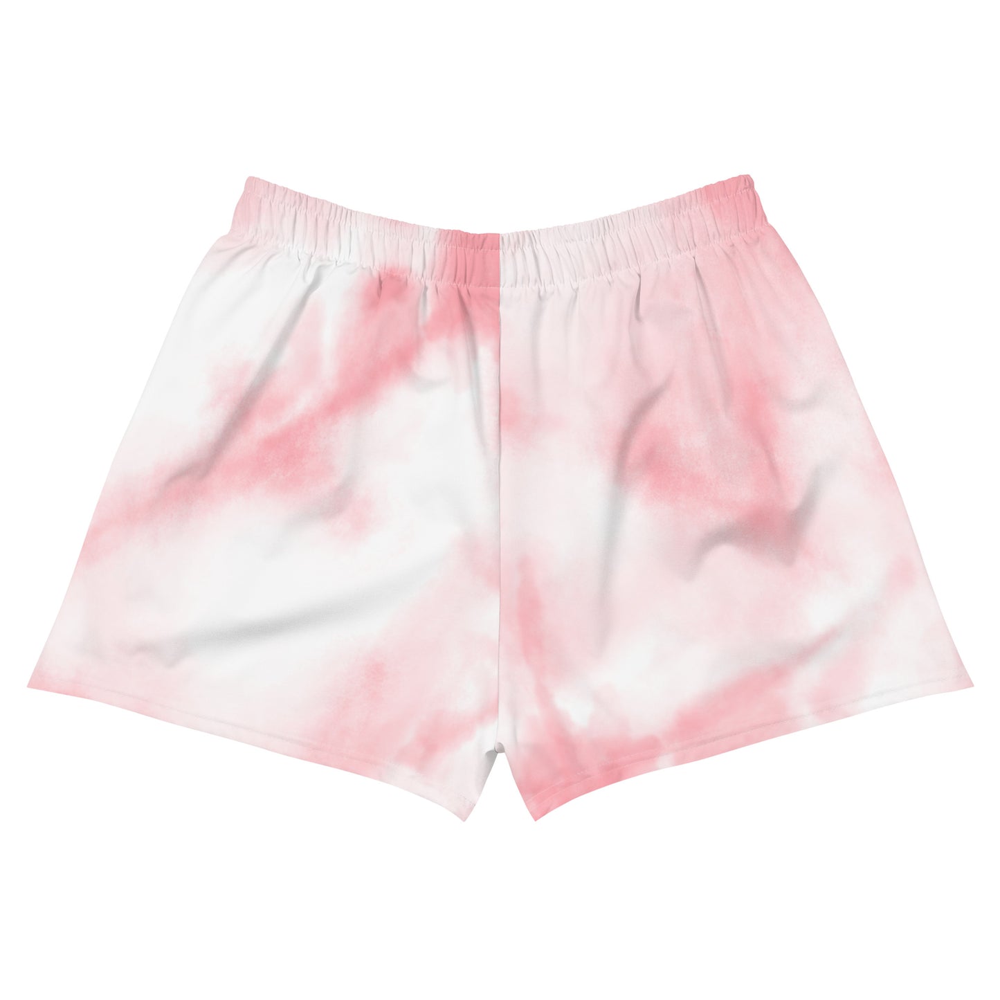 Pink Tie-dye Unisex Athletic Shorts