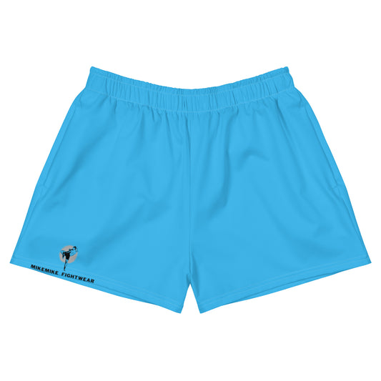 Deep Sky Blue Unisex Athletic Shorts