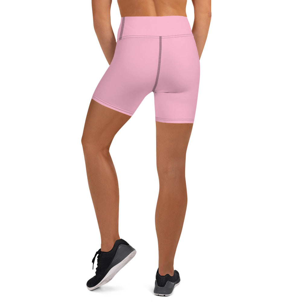 Cotton Candy Pink Yoga Shorts