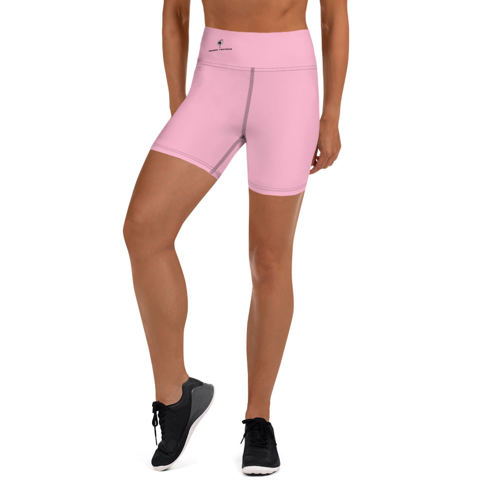 Cotton Candy Pink Yoga Shorts