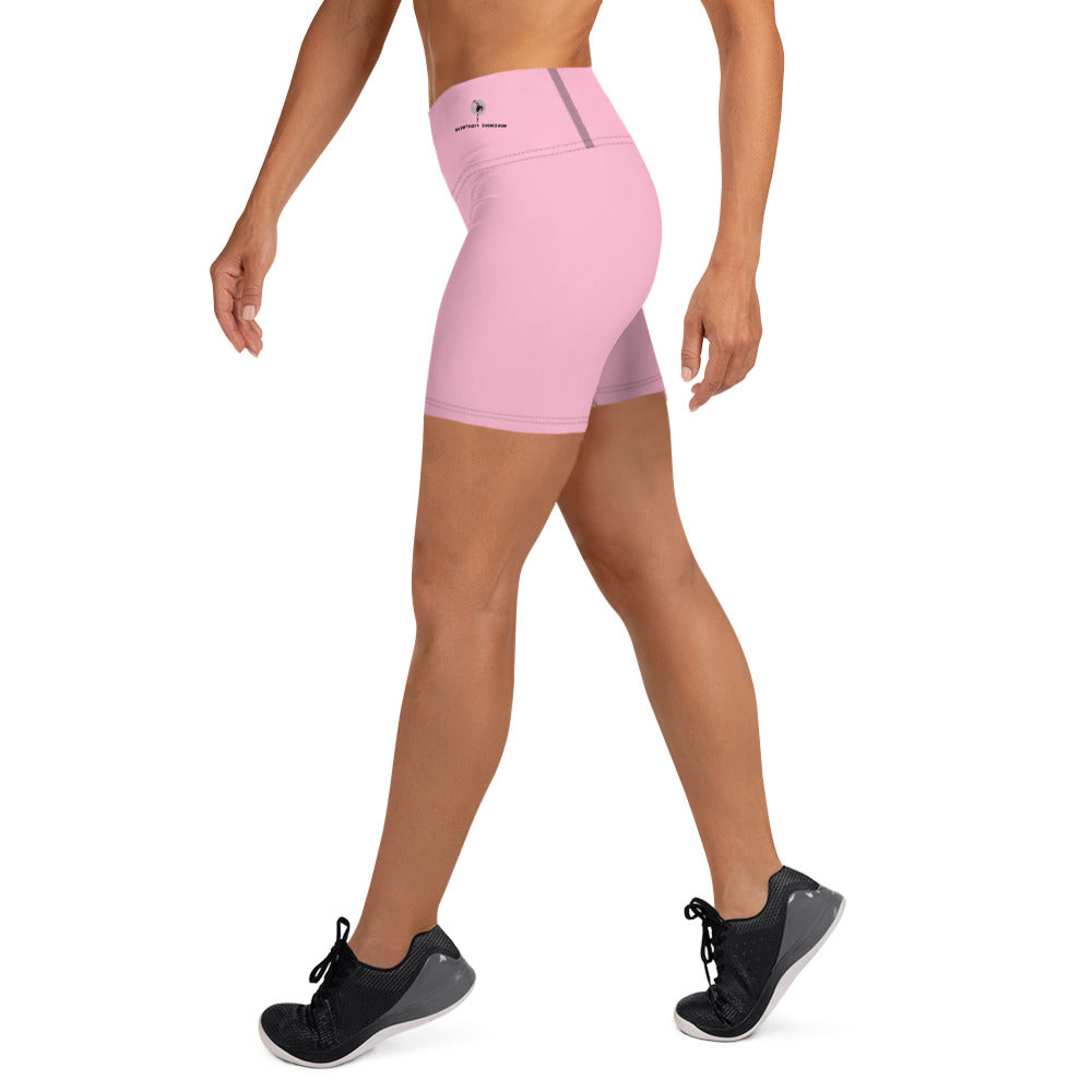 Cotton Candy Pink Yoga Shorts