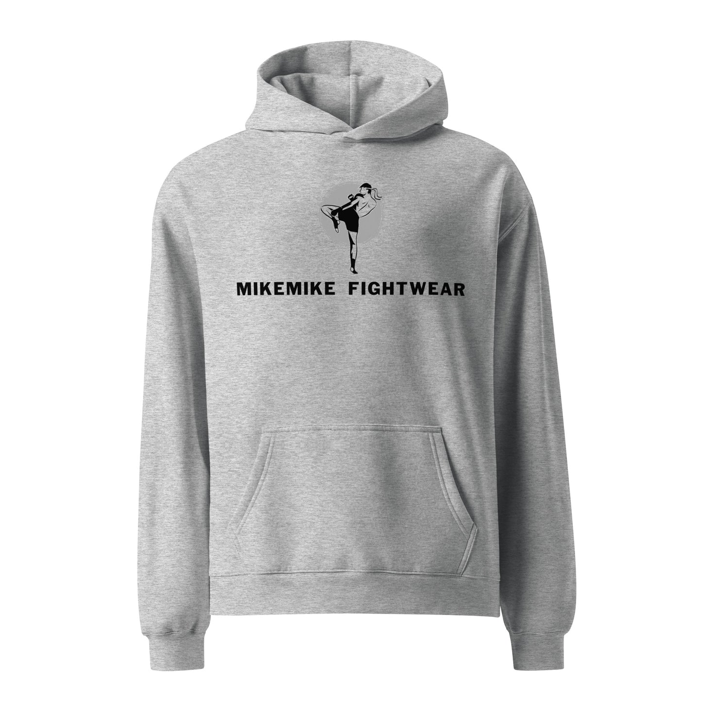 Unisex oversized grey hoodie